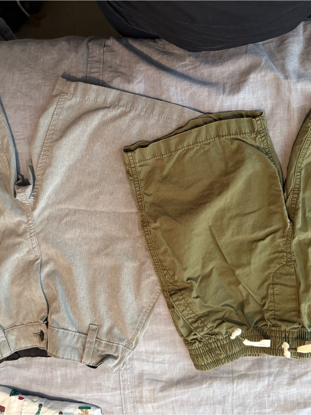 GAP Olive Green Drawstring Kids Shorts